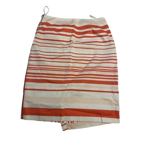 NWT Alex Marie Striped Crossover Slit Asymmetrical Petal Pencil Skirt - Picture 2 of 6